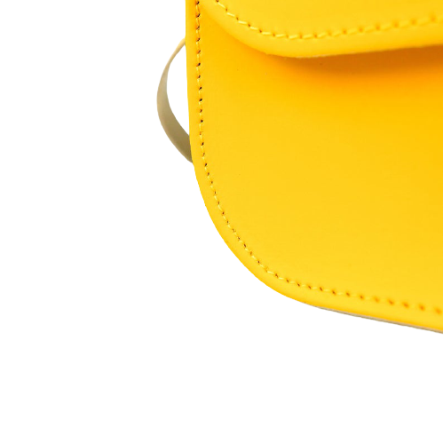 Yellow Leather Handbag