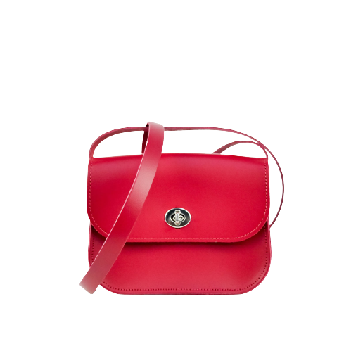 Red Leather Handbag