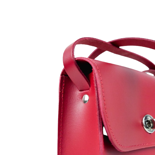 Red Leather Handbag